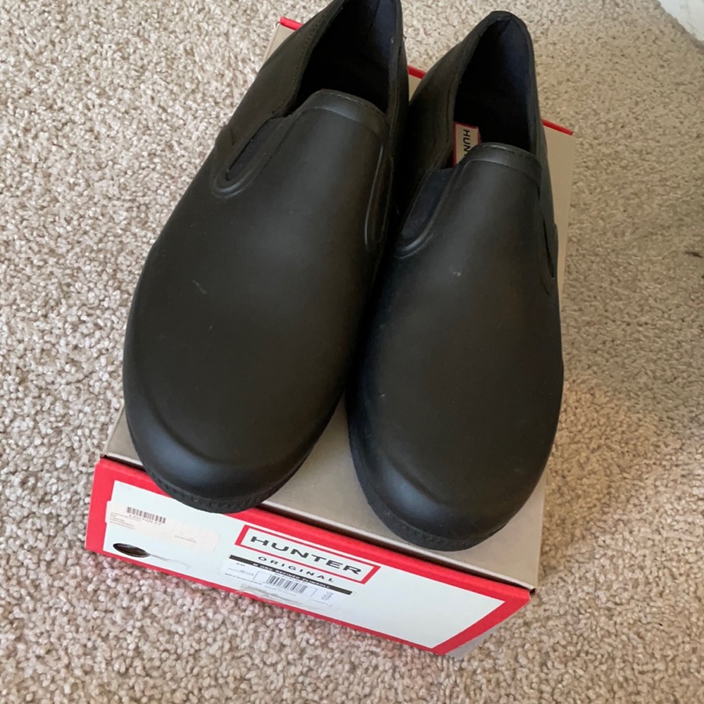 Black HUNTER original refined Plimsoll